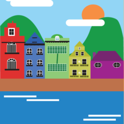 Houses/Buildings with Illustrator