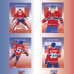 all 4 stamps together